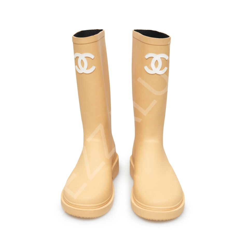 Chanel Y02 Krem Yağmurluk Kadın Ayakkabı