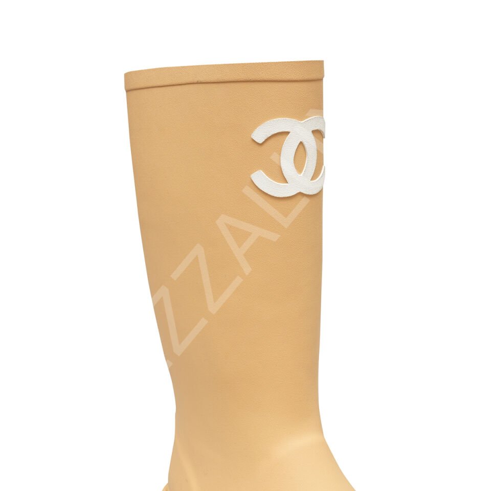 Chanel Y02 Krem Yağmurluk Kadın Ayakkabı
