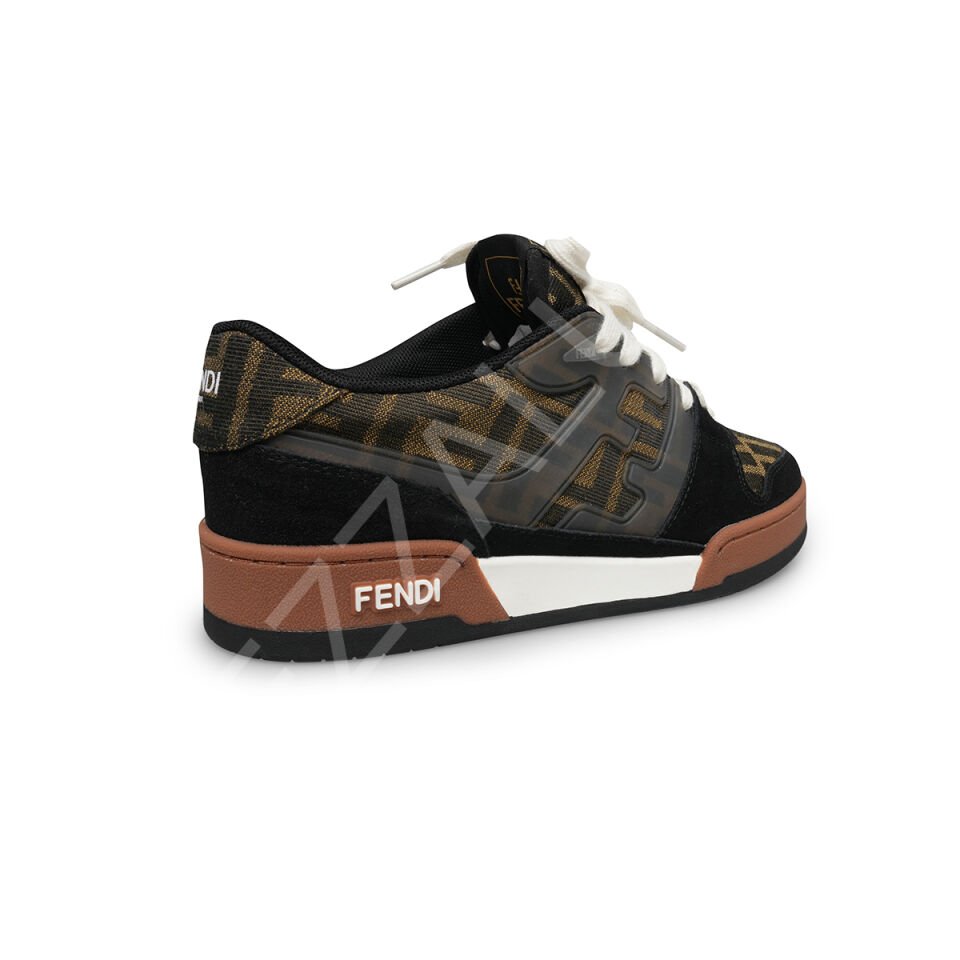 Fendi 588 Kahverengi Logolu Kadın Ayakkabı