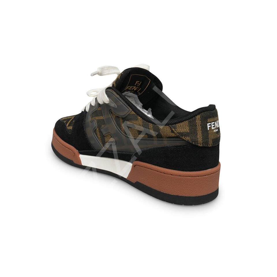 Fendi 588 Kahverengi Logolu Kadın Ayakkabı
