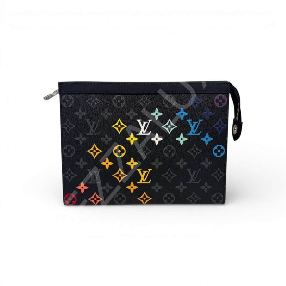 Lv 1105 Siyah Renkli Clutch Erkek Çanta