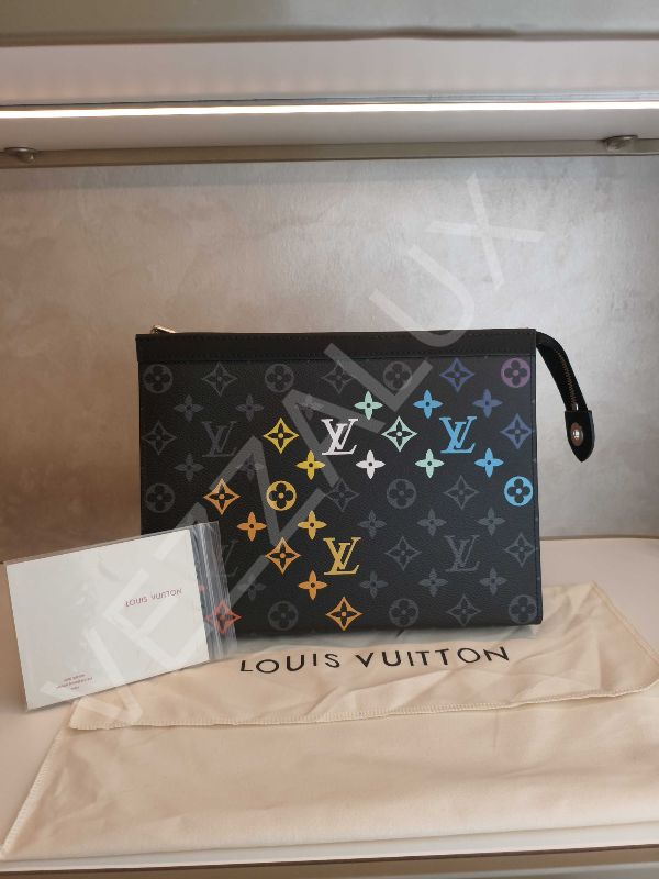 Lv 1105 Siyah Renkli Clutch Erkek Çanta