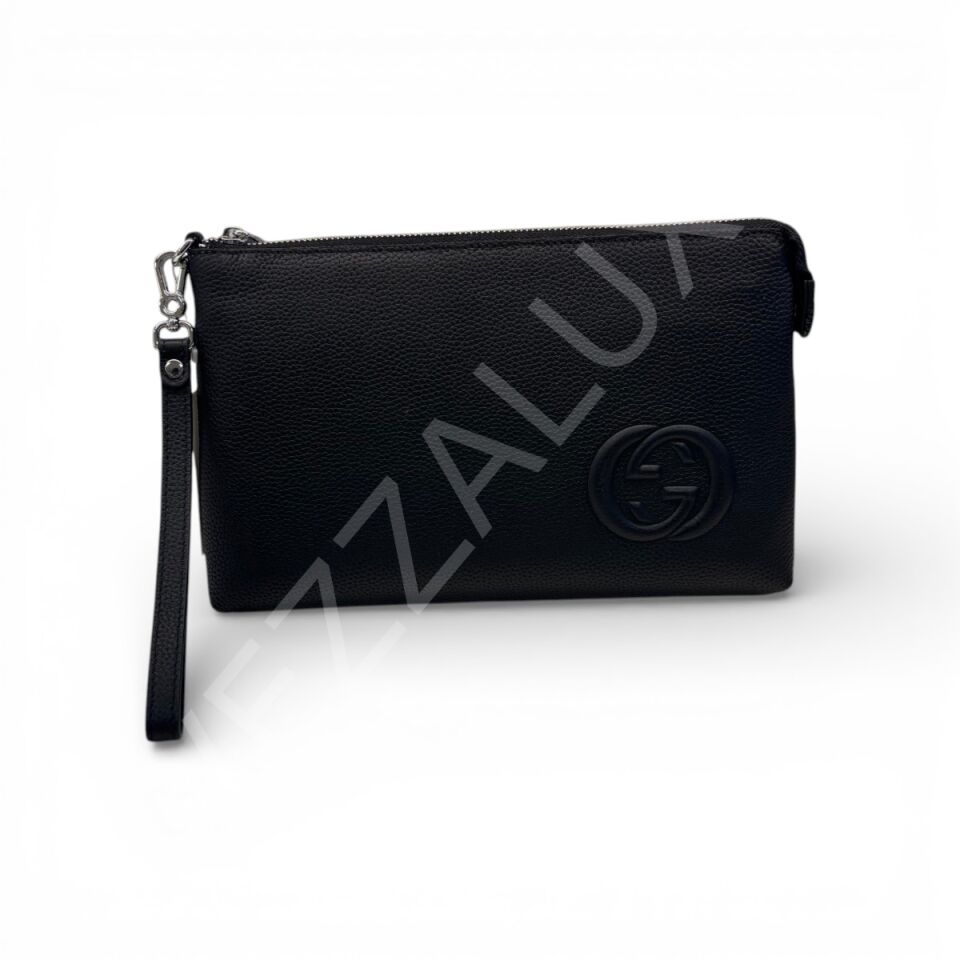 Gucci 1106 Siyah Clutch Erkek Çanta