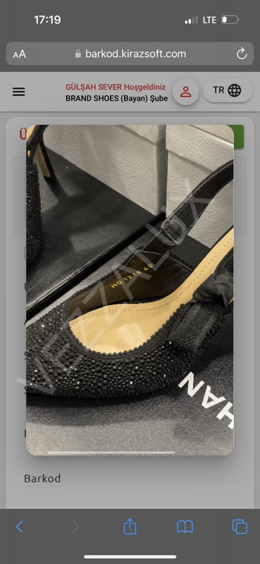 Dior T04 Siyah Taşlı Kadın Ayakkabı