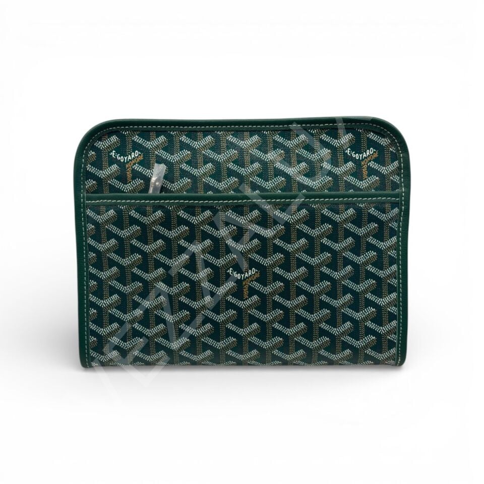 Goyard 1111 Fermuarlı Yeşil Erkek Çanta