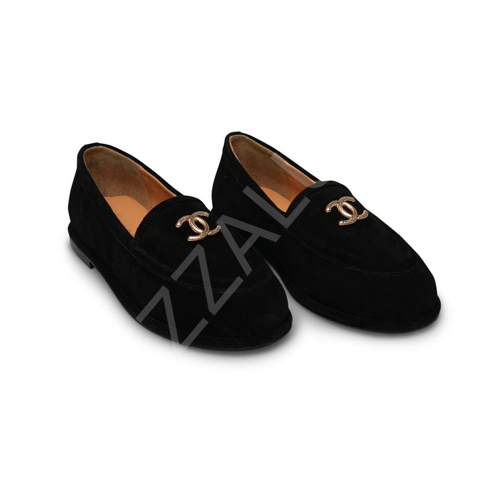 Chanel 650 Süet Siyah Kadın Ayakkabı