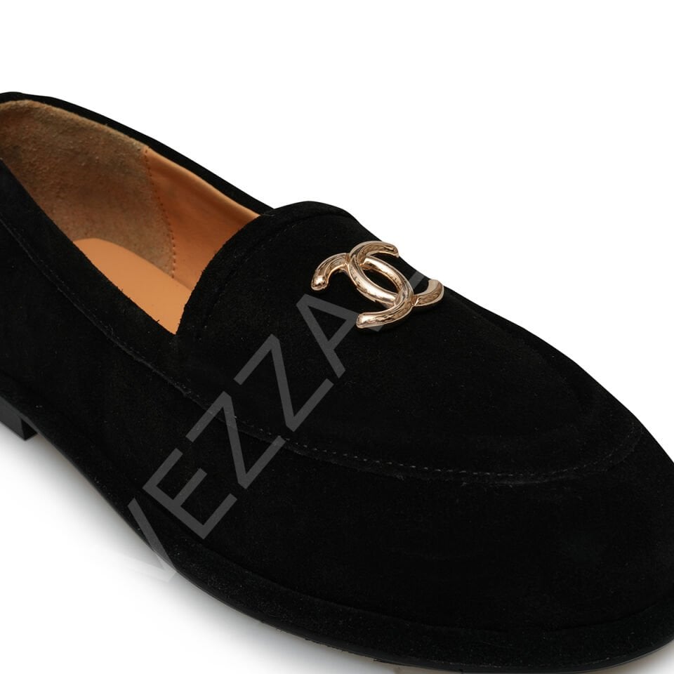 Chanel 650 Süet Siyah Kadın Ayakkabı