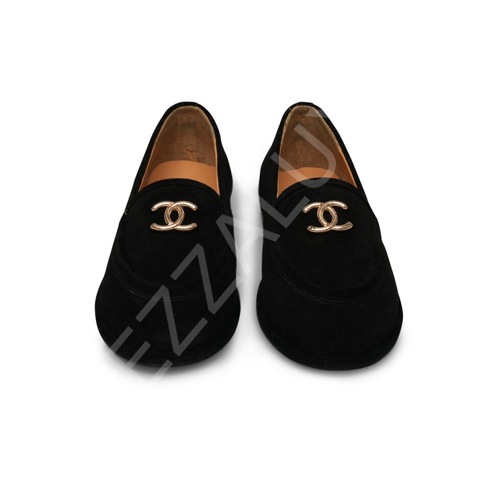 Chanel 650 Süet Siyah Kadın Ayakkabı