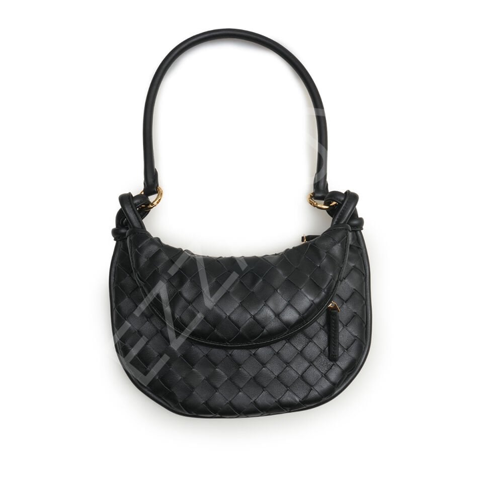 Bottega Gemeli 24,5*19*7 Small Siyah Kadın Çanta