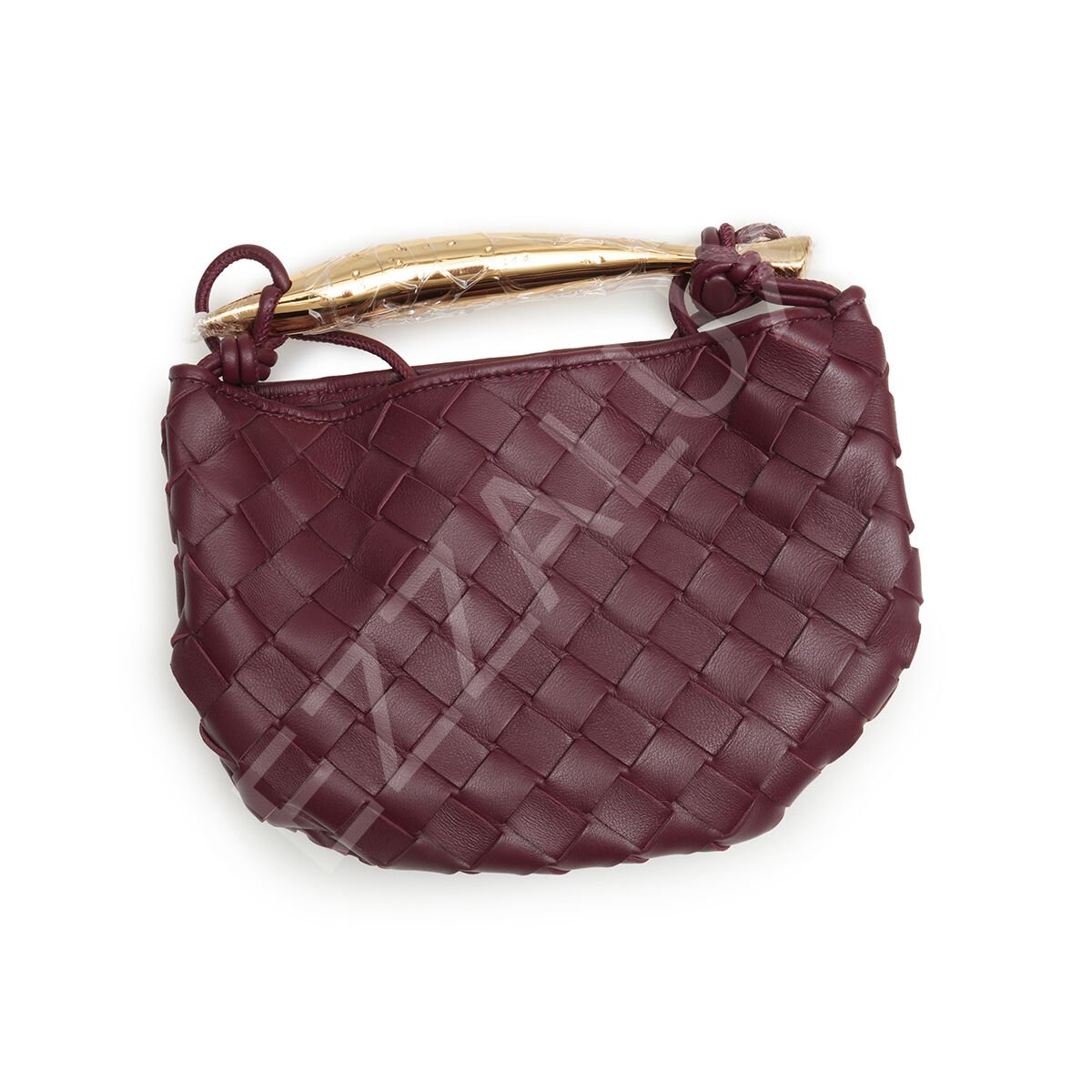 Bottega Sardine 12*20*2,5 Mini Bordo Kadın Çanta