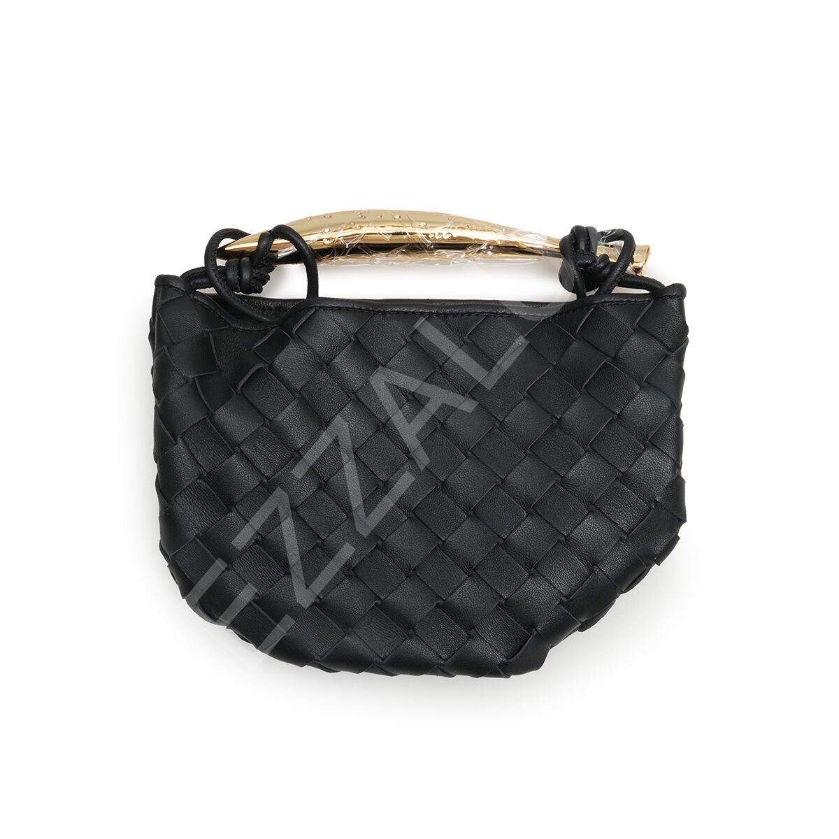 Bottega Sardine 12*20*2,5 Mini Siyah Kadın Çanta