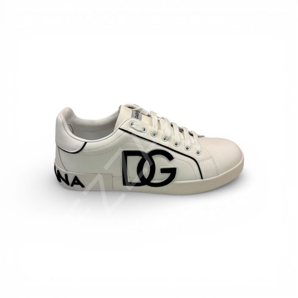Dg 899 Beyaz Siyah Logolu Erkek Ayakkabı
