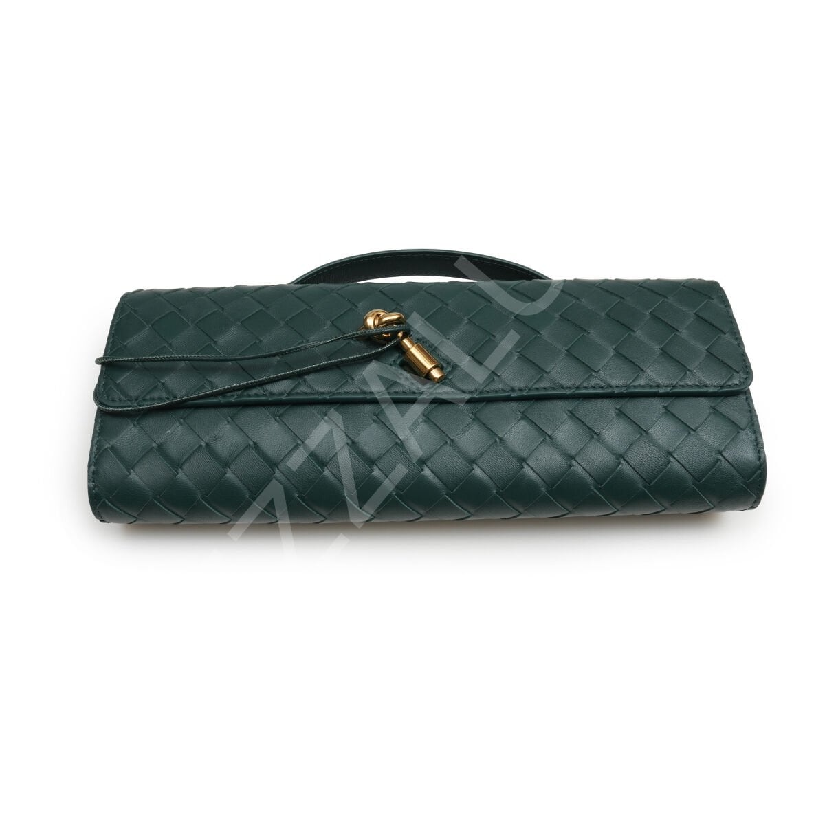 Bottega Andiamo Clutch 13*31*3 Small Yeşil Kadın Çanta
