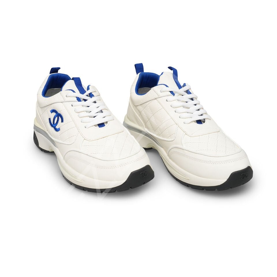 Chanel 583 Mavi Yazı Kadın Ayakkabı