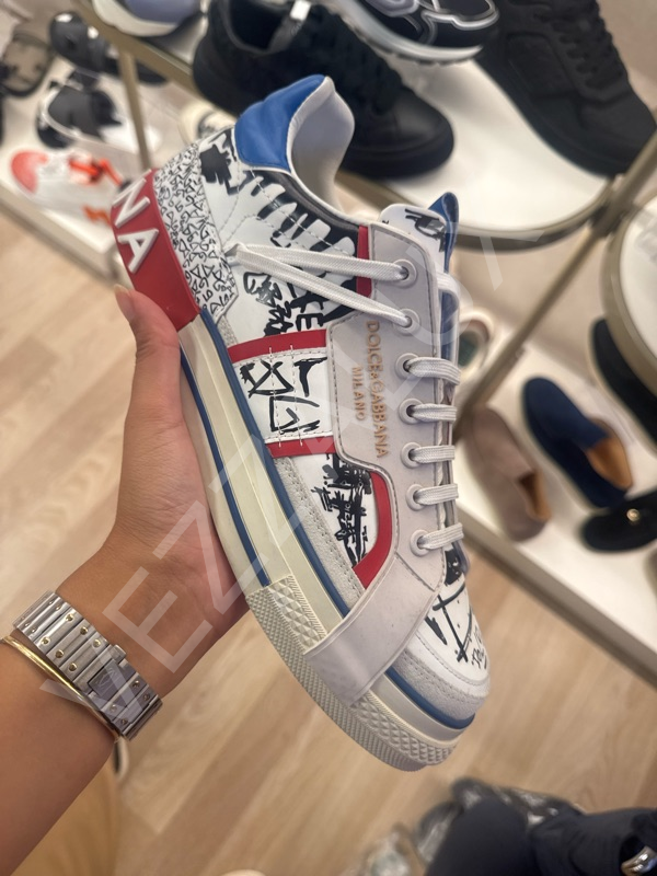 Dg 901 Beyaz Mavi Kırmızı Erkek Ayakkabı