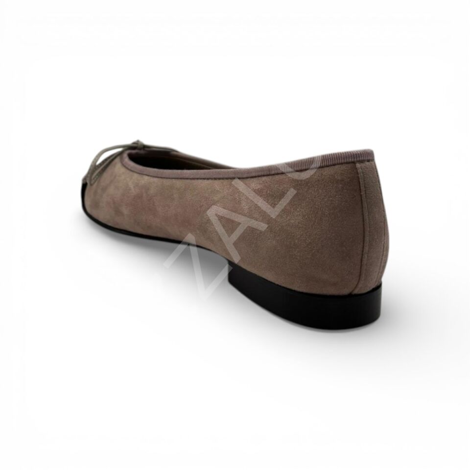 Chanel 1145 Gri Süet Kadın Ayakkabı