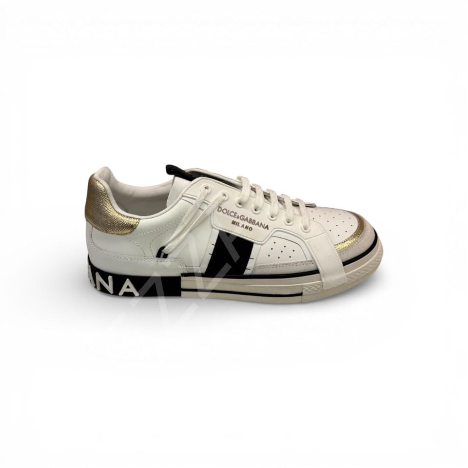 Dg 902 Beyaz Arkası Gold Erkek Ayakkabı