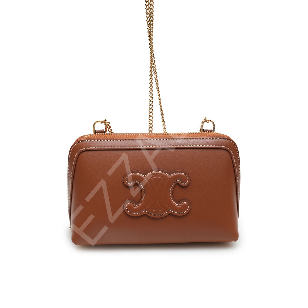 Celine Clutch 16,5*11*8 Mini Taba Kadın Çanta