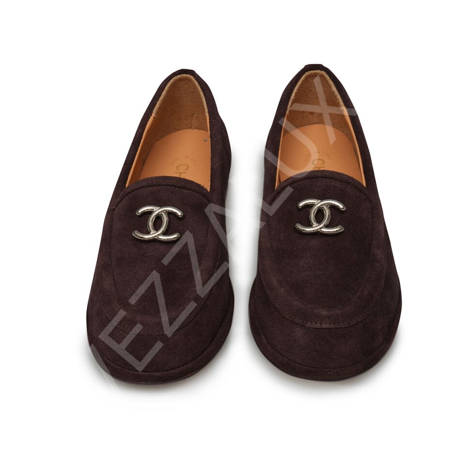 Chanel 652 Kahve Süet Kadın Ayakkabı