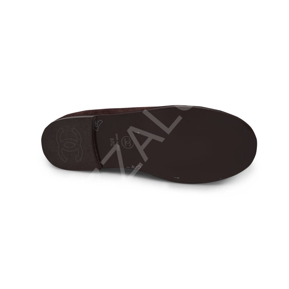 Chanel 652 Kahve Süet Kadın Ayakkabı