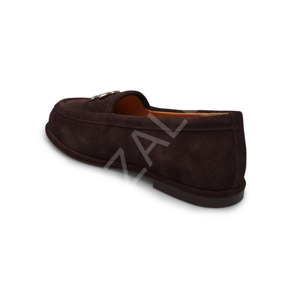 Chanel 652 Kahve Süet Kadın Ayakkabı