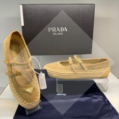 prada 760 hasır yeşil süet babet
