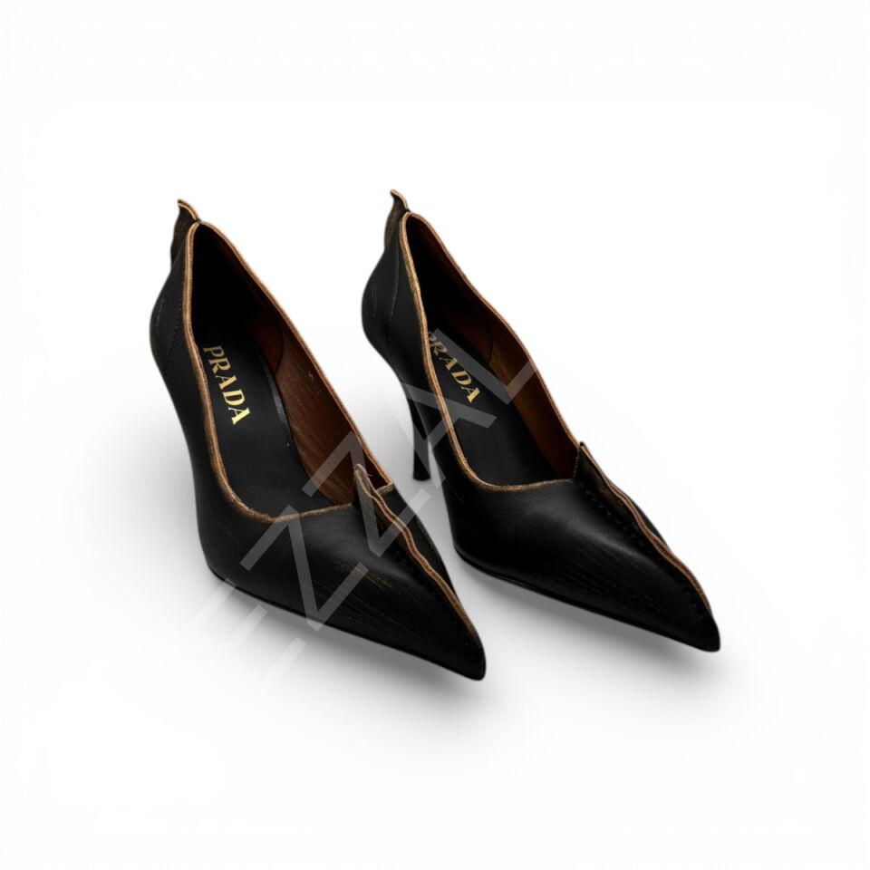 Prada 1149 Eskitme Topuklu Stiletto Kadın Ayakkabı
