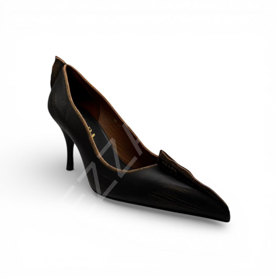 Prada 1149 Eskitme Topuklu Stiletto Kadın Ayakkabı