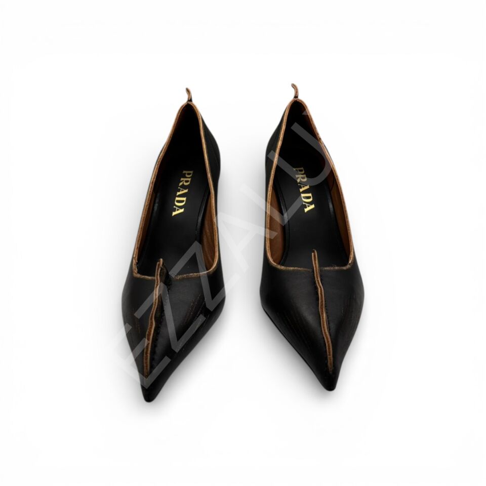 Prada 1149 Eskitme Topuklu Stiletto Kadın Ayakkabı