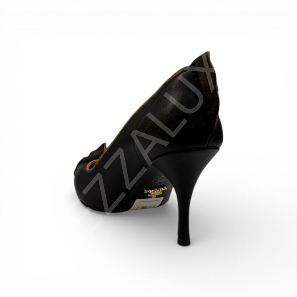 Prada 1149 Eskitme Topuklu Stiletto Kadın Ayakkabı