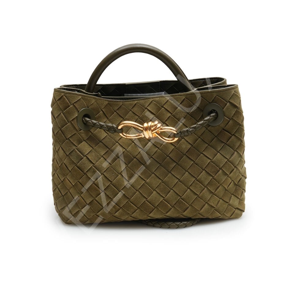 Bottega Andiamo 20*25*10 Yağ Yeşili Small Kadın Çanta