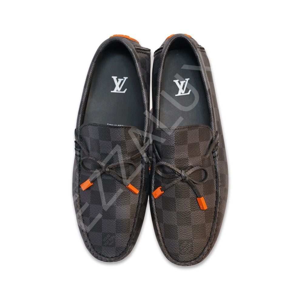 Lv 885 Siyah Turuncu Bağcık Erkek Ayakkabı