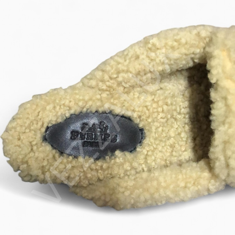 Hermes 09 Siyah Kürklü Kadın Ayakkabı