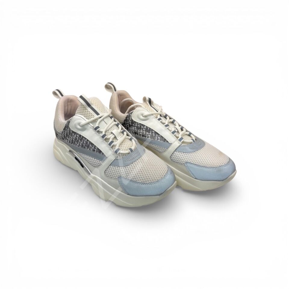 Dior 933 Gri Beyaz File Erkek Ayakkabı