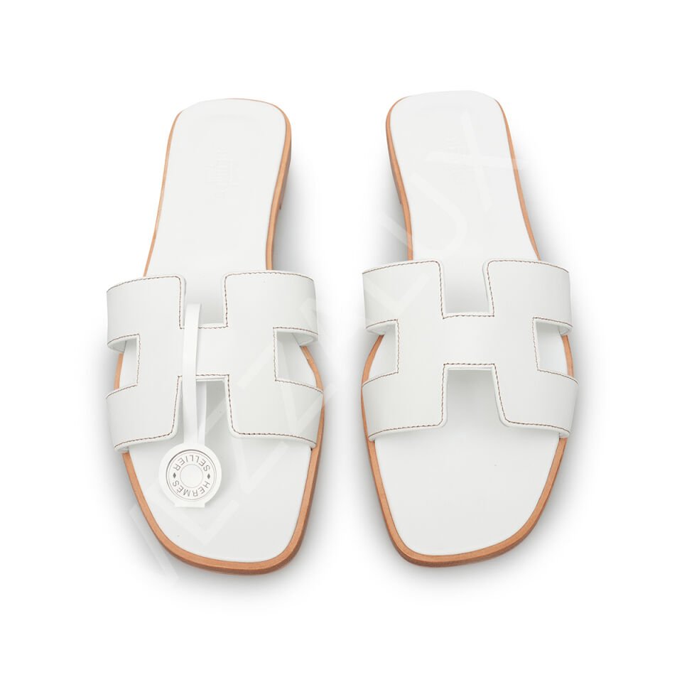 Hermes T05 Beyaz Düz Trlk Kadın Ayakkabı