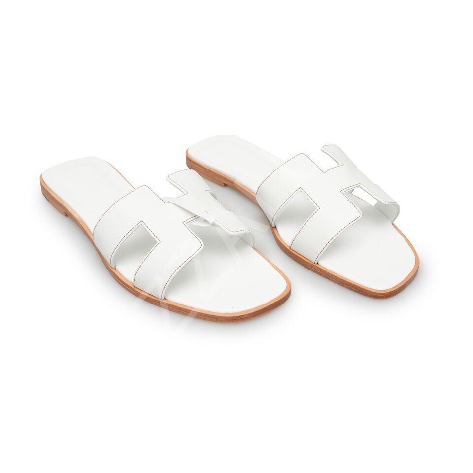 Hermes T05 Beyaz Düz Trlk Kadın Ayakkabı