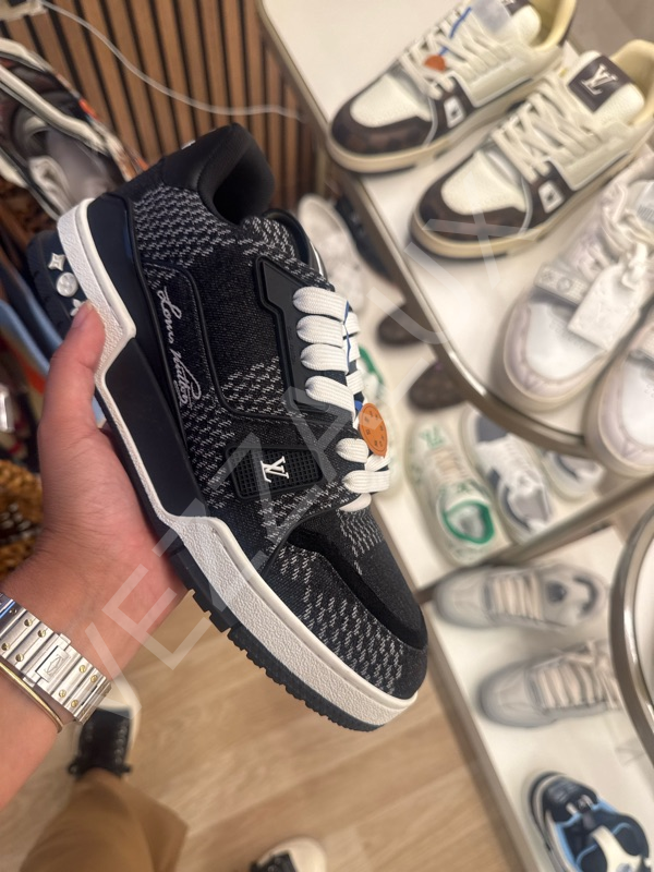 Lv 888 Siyah Beyaz Erkek Ayakkabı