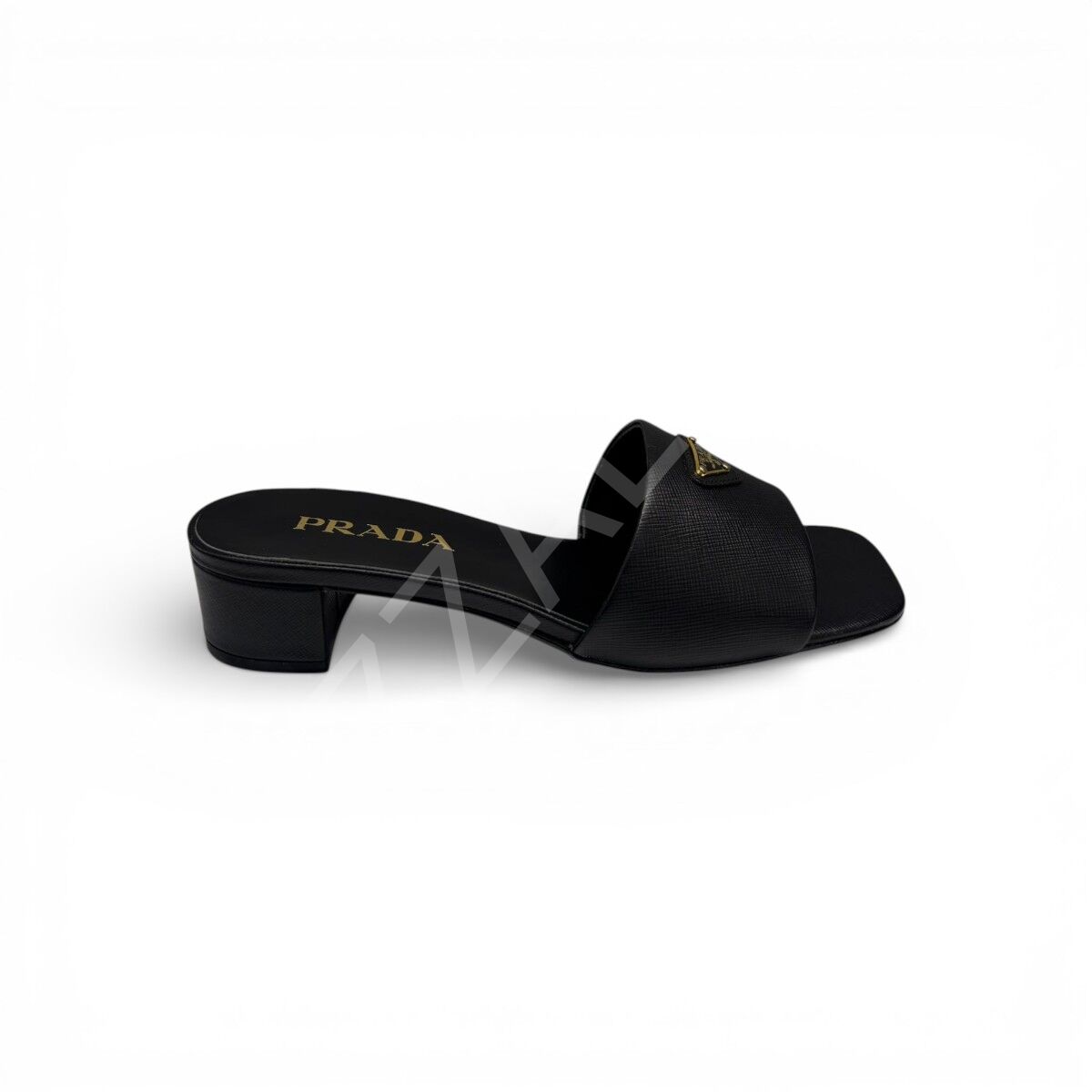 Prada 754 Siyah Topuklu Terlik Kadın Ayakkabı