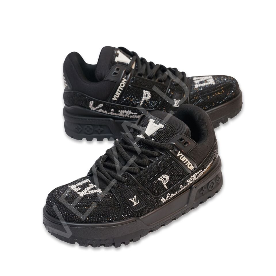 Lv 892 Taşlı Siyah Erkek Ayakkabı