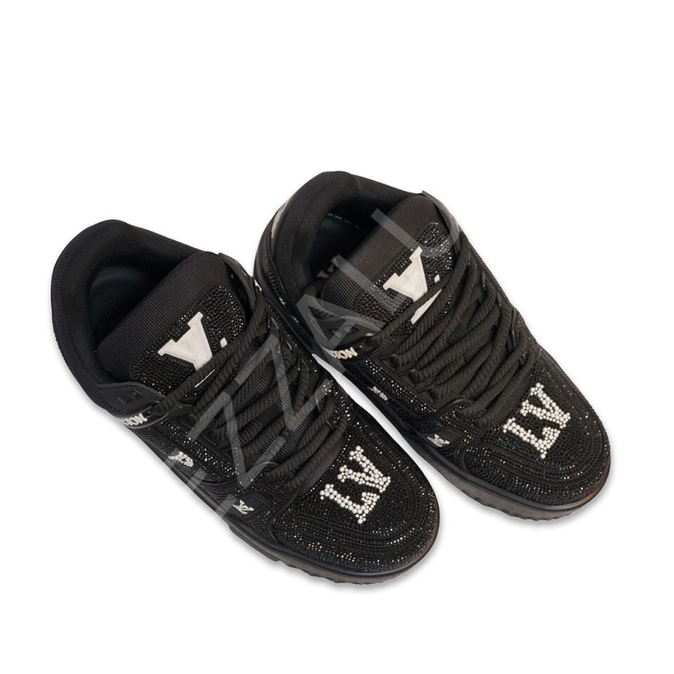 Lv 892 Taşlı Siyah Erkek Ayakkabı