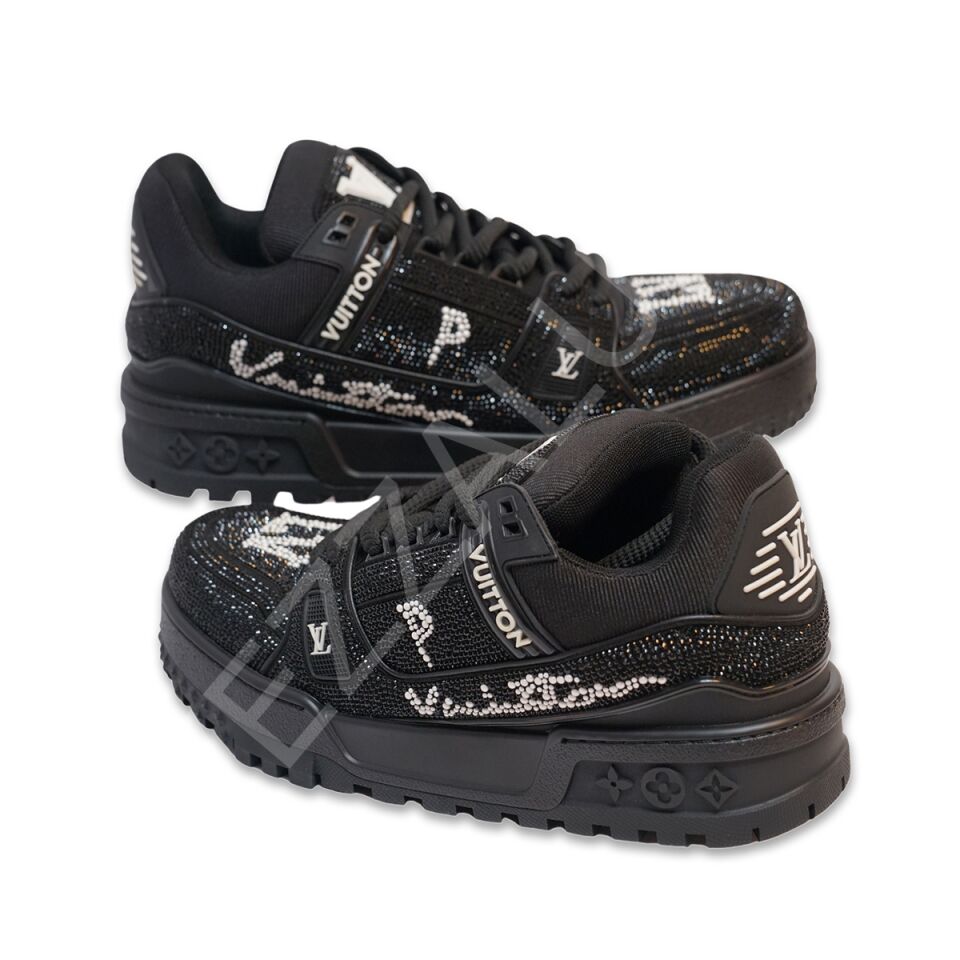 Lv 892 Taşlı Siyah Erkek Ayakkabı