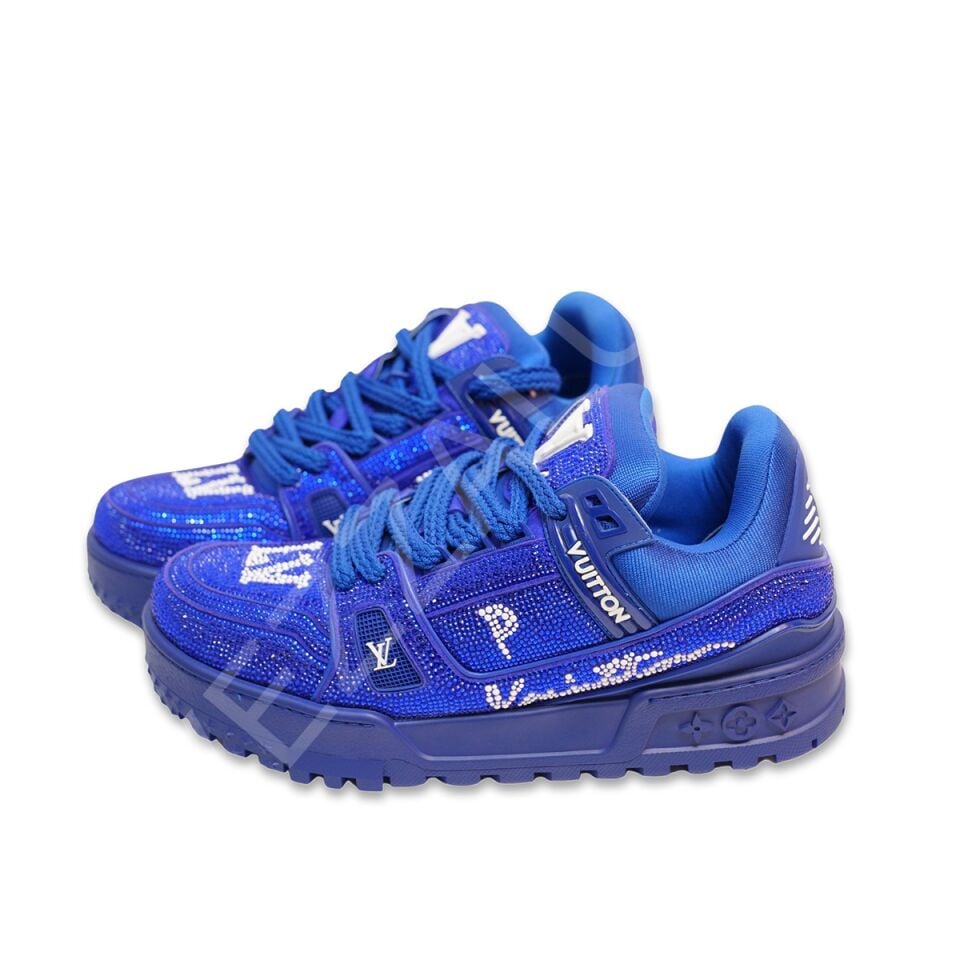 Lv 893 Taşlı Mavi Erkek Ayakkabı