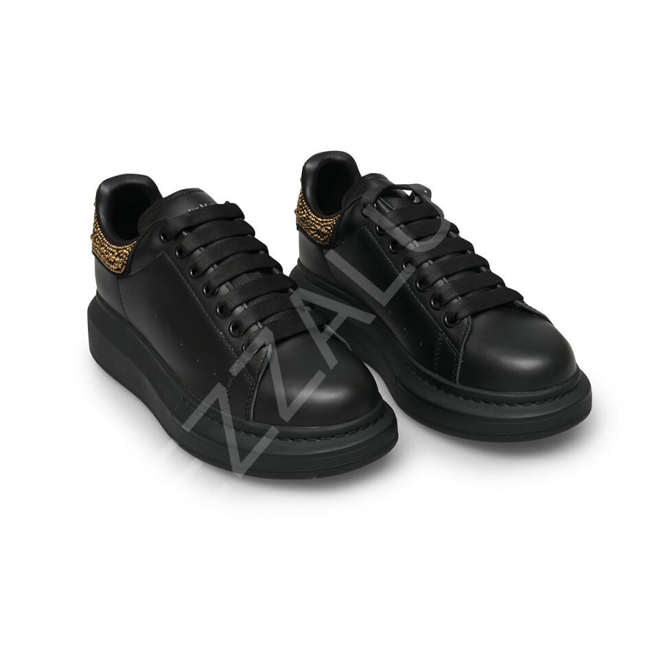 Mcq 11 Siyah A.Gold Taşlı Kadın Ayakkabı