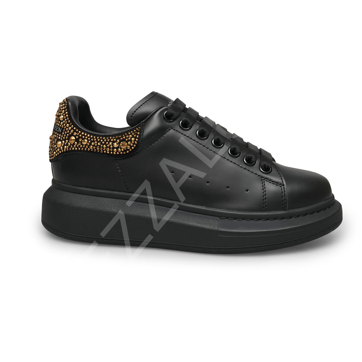 Mcq 11 Siyah A.Gold Taşlı Kadın Ayakkabı