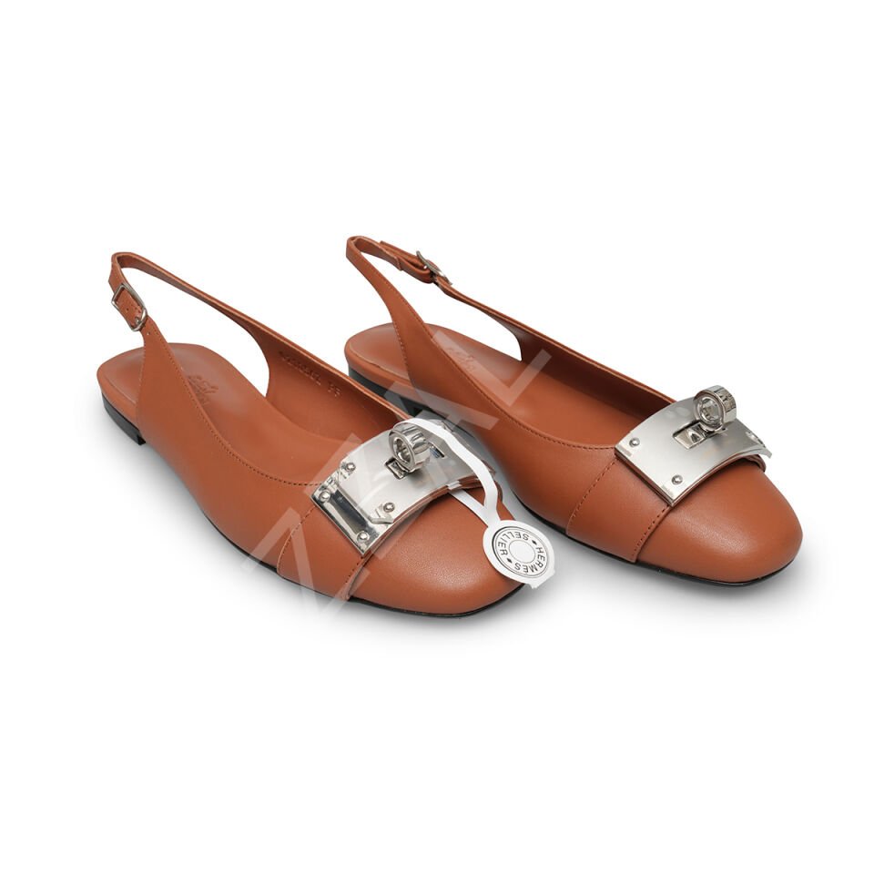 Hermes 22 Kahve Babet Kadın Ayakkabı