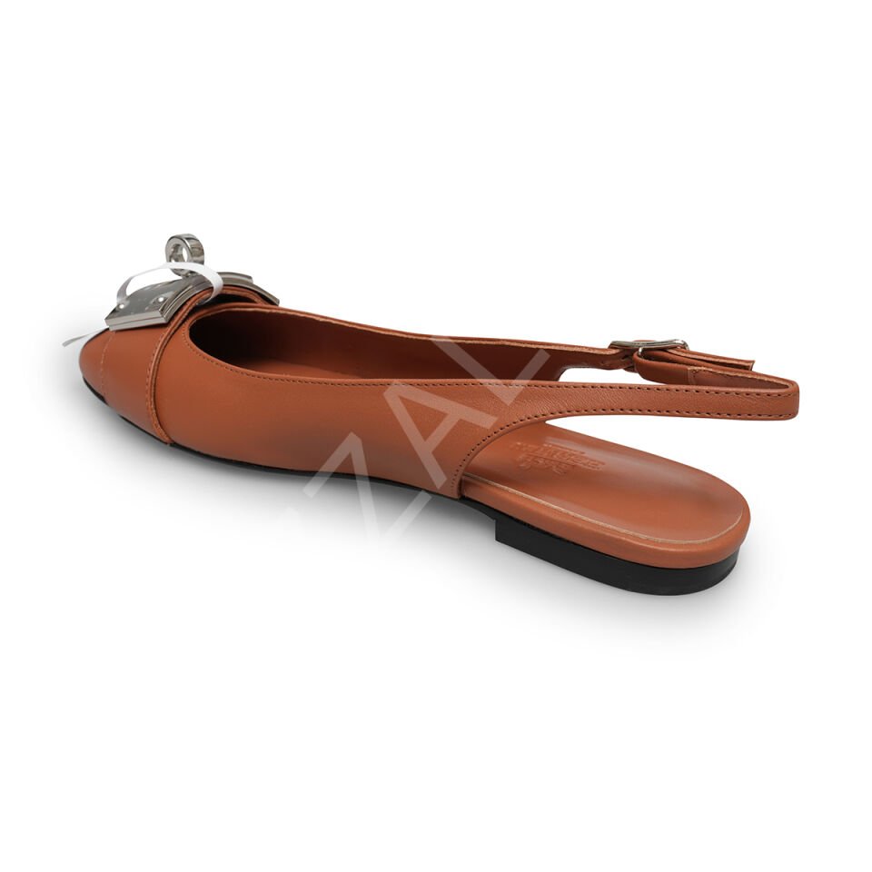 Hermes 22 Kahve Babet Kadın Ayakkabı