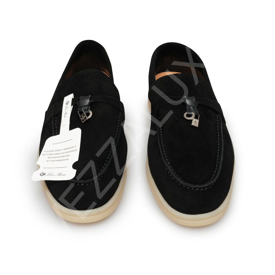 Lora 734 Siyah Loafer Kadın Ayakkabı