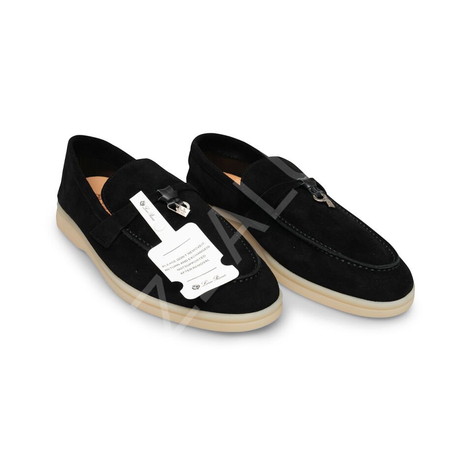 Lora 734 Siyah Loafer Kadın Ayakkabı