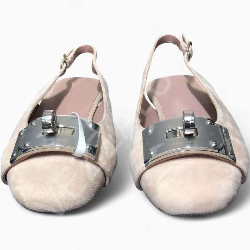 Hermes 23 Pudra Babet Kadın Ayakkabı