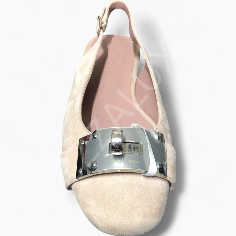 Hermes 23 Pudra Babet Kadın Ayakkabı